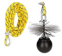 KOTARBAU Ensemble de balai de cheminée en acier inoxydable Toutes tailles