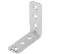 KOTARBAU® Équerre Fixation 60 x 60 x 20 mm Équerre d'assemblage Acier Galvanisée Connecteurs pour Le Bois Équerre renforcée Support de Coin Raccord coudé