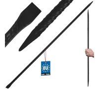 KOTARBAU® Fer à briser 150 cm double face avec tranchant droit et pointe | Barre de rupture pour fentes étroites, résistante à la flexion, barre de levage, acier d'armature, noir