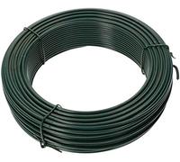 KOTARBAU® Fil de jardin, 2,20 x 100 m, revêtement en PVC, vert, pour plantes, bricolage, clôture, pour nouer les plantes, galvanisé
