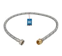 KOTARBAU® Flexible Robinet 1/2" x 1/2", Flexible Eau, Tuyau Robinet 90 cm | Mâle x Femelle, Rallonge Robinet Cuisine Flexible, Acier Inoxydable, Tuyau Flexible Plomberie