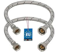 KOTARBAU® Flexible Robinet 1/2" x3/8", Tuyau Robinet 50cm, Acier Inoxydable