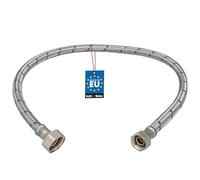 KOTARBAU® Flexible Robinet 1/2" x3/8", Tuyau Robinet 60cm, Acier Inoxydable | Rallonge Robinet Cuisine Flexible, Tuyau Robinet Cuisine Flexible, Tuyau Flexible Plomberie, Argent