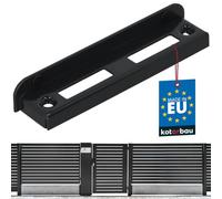 KOTARBAU® Gâche de Portail de Jardin, Butée de Portail à Visser, Acier | 16,5 cm, pour Portillons et Portes en Bois ou Métal, Anthracite