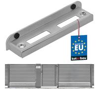 KOTARBAU® Gâche de Portail de Jardin, Butée de Portail à Visser, Acier | 16,5 cm, pour Portillons et Portes en Bois ou Métal, Argenté