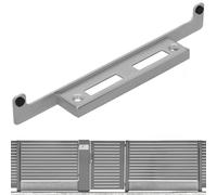 KOTARBAU® Gâche de Portail de Jardin, Butée de Portail à Visser, Acier | 32 cm, pour Portillons et Portes en Bois ou Métal, Argenté