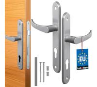 Kotarbau® - Garniture de Porte - 72 mm - en Aluminium - Montage à Gauche et à Droite - Cuivre - Idéale pour Cylindre profilé ou Porte de Chambre