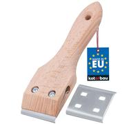 KOTARBAU Grattoir 60 mm avec Manche en Bois pour travaux de menuiserie décapage de Peinture