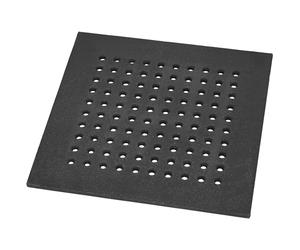 KOTARBAU® Grille Cheminée - Fonte - 40 x 40 cm - Noir - Grille De Décendrage - Robuste - Résistante à la Chaleur - Facile à Nettoyer