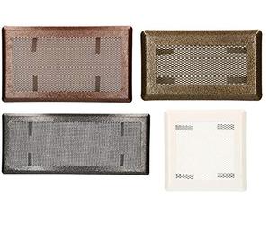 KOTARBAU Grille d'aération - 16 x 16 cm - Blanc - Grille de four - Grille d'aération - Grille d'air chaud - Accessoires pour poêle et four