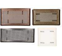 KOTARBAU Grille d'aération 16 x 45 cm Argent - Antic Grille pour cheminée, grille pour four, grille de ventilation, grille pour air chaud, grille pour air froid, grille pour poêle, accessoire pour