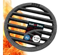 KOTARBAU® Grille de Cheminée en Fonte Ø 18 cm Grille pour Insert poele a Bois cheminee Grille Fonte cheminée