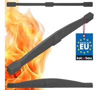 KOTARBAU® Grille de Cheminée en Fonte 420 mm Grille en Fonte pour Insert poele a Bois cheminee Grille Fonte cheminée
