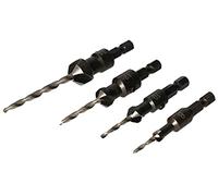 KOTARBAU HSS Jeu de 4 forets combinés à Fraiser 8-14 mm pour Le Bois avec Profondeur de perçage réglable