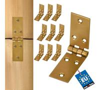 Set de 10 Charnières de caisse KOTARBAU Charnière de meuble - Charnière de table et d'armoire - Fabriquée en Métal - 100 x 25 mm