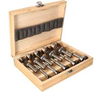 KOTARBAU® Kit d'alésage et de remplissage 15-35 mm pour bois 10 pièces avec boîte en bois