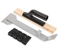 KOTARBAU® Kit de montage robuste - 42 éléments - Entretoises professionnelles - Avec enclume et sous-couche protectrice - Bois de battement pour stratifié, parquet, parquet en bois