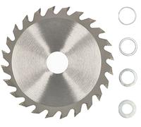 KOTARBAU® Lame de scie en carbure pour bois 24 dents Ø 125 mm + anneaux de réducteur