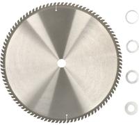 KOTARBAU® Lame de scie en carbure pour coupe de bois 100 dents 550 mm + bagues de réduction