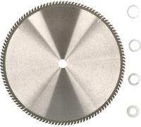 KOTARBAU® Lame de scie en carbure pour coupe de bois 120 dents 450 mm + bagues de réduction