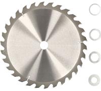 KOTARBAU® Lame de scie en carbure pour coupe de bois 30 dents 400 mm + bagues de réduction