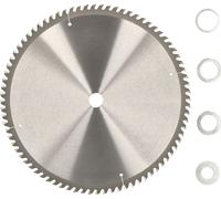KOTARBAU® Lame de scie en carbure pour coupe de bois 80 dents 400 mm + bagues de réduction