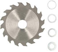 KOTARBAU® Lame de scie en carbure pour coupe du bois 16 dents Ø 125 mm + bagues de réduction