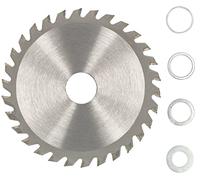 KOTARBAU® Lame de scie en métal dur pour coupe de bois, 30 dents, diamètre 125 mm, avec bagues de réduction
