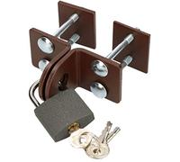 KOTARBAU® Loquet de 40 mm de fermeture de cave avec cadenas, dispositif de verrouillage, ferrure de porte, serrure à vis