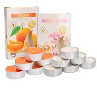 KOTARBAU® Lot de 12 bougies chauffe-plat parfumées Orange Special Day - Durée de combustion : 4 heures