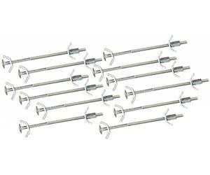 KOTARBAU® Lot de 12 connecteurs de plan de travail 150 mm pour plateaux de table et comptoirs