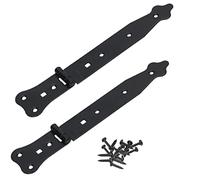 KOTARBAU® Lot de 2 charnières de portail étroites de qualité supérieure - 270 mm - Charnière de porte élégante de qualité supérieure