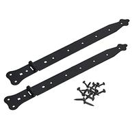 KOTARBAU® Lot de 2 charnières de portail étroites de qualité supérieure - 460 mm - Charnière de porte élégante de qualité supérieure