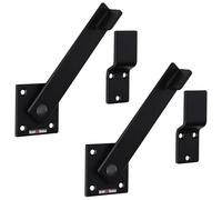 KOTARBAU® Lot de 2 verrous de porte 5 x 15,5 cm - Verrou de porte en acier revêtu par pulvérisation - Verrou de porte verrouillable