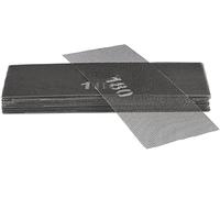 KOTARBAU® Lot de 20 feuilles abrasives, grain 180, forme rectangulaire, filet abrasif, grille adhérente, carbure de silicium, maille pour ponceuses et polisseuses, pour lisser les joints ou les murs
