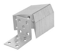 KOTARBAU® Lot de 25 Équerres renforcée avec Nervure 50 x 50 x 40 mm Équerre d'assemblage Acier Galvanisée Connecteurs pour Le Bois Équerre d'angle Support de Coin