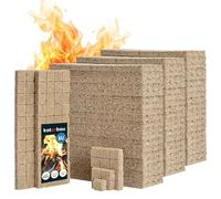 KOTARBAU® Lot de 2500 Pièces Allume Feu Cube - Laine De Bois - 25 x 8 x 13 cm - Naturel - Allume Feu Barbecue - Cheminée Four Bois