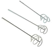 KOTARBAU® Lot de 3 agitateurs de mortier 55 mm, 80 mm, 100 mm pour mortier et colle, agitateur en acier galvanisé