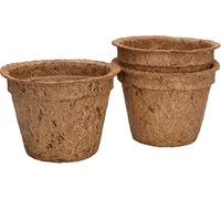 KOTARBAU® Lot de 3 Pots de Fleurs en Noix de Coco 12 x 90 cm