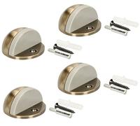 KOTARBAU® - Lot de 4 butées de porte à montage au sol pour limiter le mouvement de la porte 45x25 mm Patine