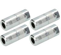 KOTARBAU® Lot de 4 embouts hydrauliques 4 mâchoires pour pistolet à graisse avec filetage M10 x 1.