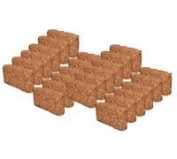 KOTARBAU® Naturel et sans tourbe : terreau de coco pour plantes et terrariums, 24 x 500 g - 120 litres de terreau à base de fibre de coco