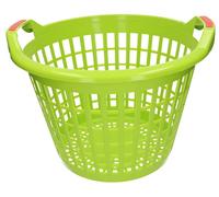 KOTARBAU® Panier de jardin en plastique avec poignées souples Vert clair 35 l