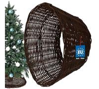 KOTARBAU® Panier de Sapin de noël Ø 45 cm Housse pour Sapin de Noël en Osier Support pour Sapin de Noël en Rotin Naturel Housse Cache Pied Sapin de Noel Osier rotin Sapin Osier Jupe Sapin Cache Sapin