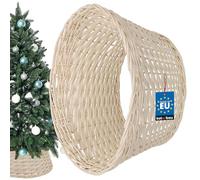 KOTARBAU® Panier de Sapin de noël Ø 50 cm Housse pour Sapin de Noël en Osier Support pour Sapin