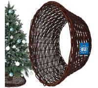 KOTARBAU® Panier de Sapin de noël Ø 50 cm Housse pour Sapin de Noël en Osier Support pour Sapin de Noël en Rotin Naturel Housse Cache Pied Sapin de Noel Osier rotin Sapin Osier Jupe Sapin Cache Sapin