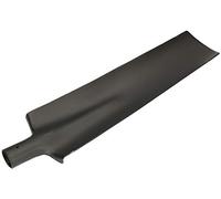 KOTARBAU® Pelle de drainage 450 x 160 mm pour manche de 38 mm de diamètre - Lame en acier longue étroite à transplanter sans manche