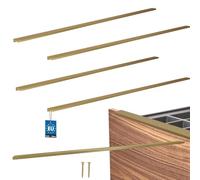 KOTARBAU® Poignée de meuble 1200 mm - En zinc - Or mat | Lot de 4 poignées d'armoire de cuisine, espacement des trous 1180 mm, poignées de tiroir, poignées d'armoire