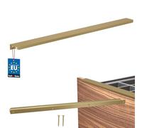 KOTARBAU® Poignée de meuble 500 mm - En zinc - Or mat | Poignées d'armoires de cuisine, espacement des trous 480 mm, poignées de tiroir, poignées d'armoire, poignées modernes pour
