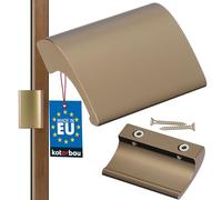 KOTARBAU Poignée de porte de balcon - En aluminium - Doré - De luxe - Pour porte de terrasse - Sécurité fumeur